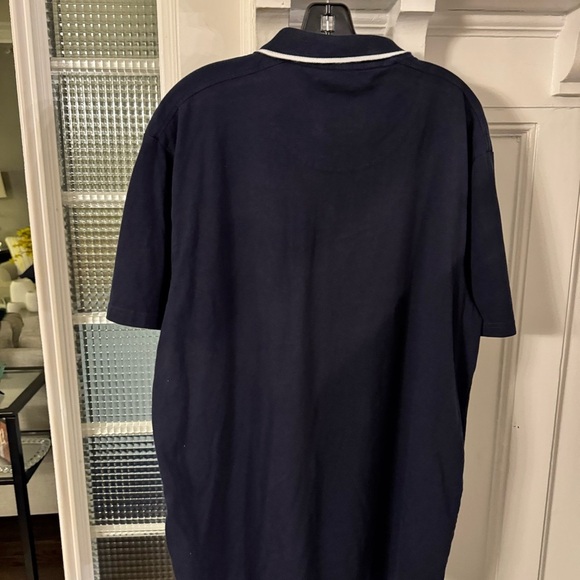 Soulcal & Co Men’s Navy Blue Polo Short W/ White Trim Sz 3XL Excellent! - Picture 4 of 10